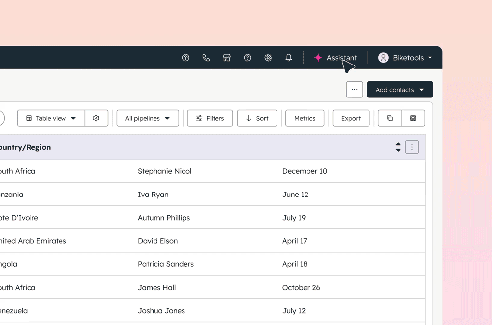 HubSpot Breeze Assistant HubSpot Breeze Assistant